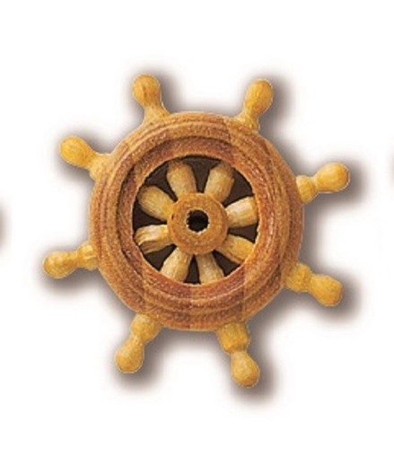 Ruota timone legno diametro - ruota,