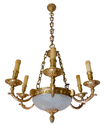 Lampadario vintage francese - , 6