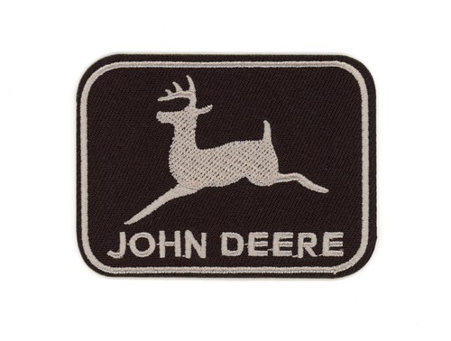 Toppa john deere nero argento - deere, nero/argento