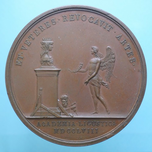 Genova medaglia premio 1758 - medaglia,