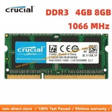 CRUCIAL DDR3 4 GB 8 GB 1066