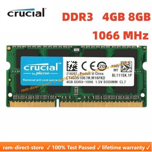 Crucial ddr3 gb 1066 - crucial, 4