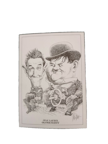 Cartolina caricatura stan - cartolina,