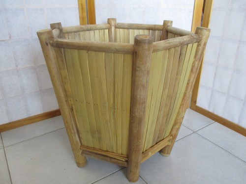 Porta vaso bambu per - vaso,