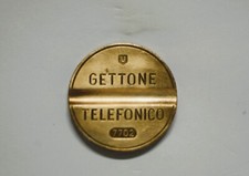 GETTONE TELEFONICO SEGNO ZECCA ESM NUMERO DI SERIE 7702 NON COMUNE. CODICE 108