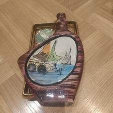 🍾 DOPPIOCEDRO SARI GUSSAGO BOTTIGLIA LIQUORE CERAMICA DIPINTA A MANO