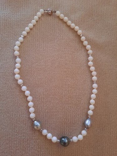 Collana corallo bianco - bianco, e