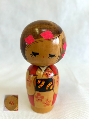 Bambola kokeshi vintage - vintage, di
