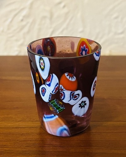 Vetro murano teone viola - di,