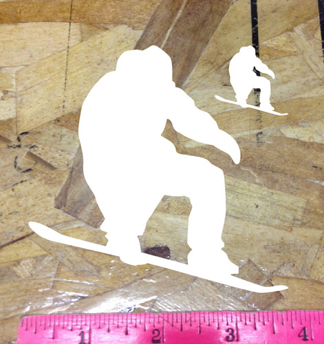 Adesivo snowboard snowboarder