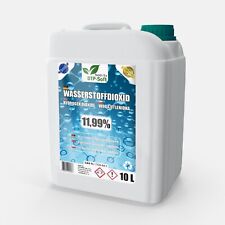10L Perossido di Idrogeno H₂O₂ - 11,9% | 10 Litri | 12% Testato in Laboratorio