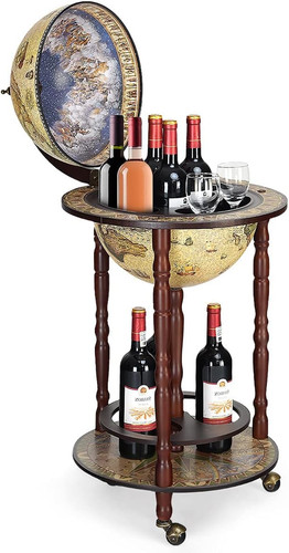 Carrello bar con globo - carrello,