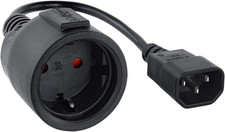 Nanocable Cavo Adattatore C14-M a CEE7-H, 50 Cm