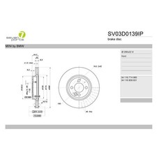 Disco freno 7 Seven Parts