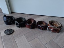 Lotto Cinture Vintage El Charro El Campero Mexicanino Rifle Alain Delon