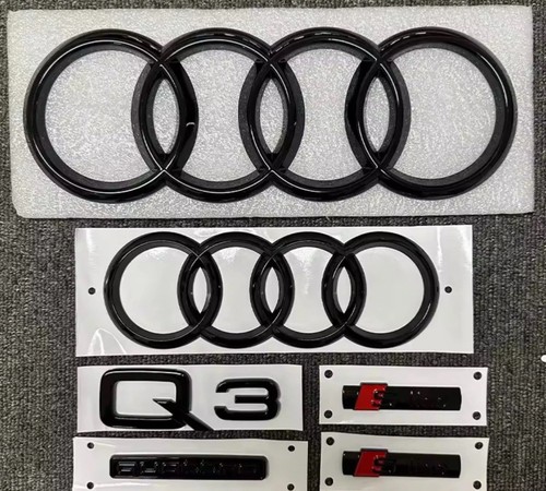 Kit loghi audi neri - loghi,