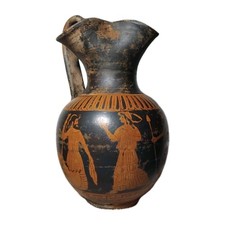 Vasi.oinocoe  Riproduzione Arte Antica Greca H Cm 27