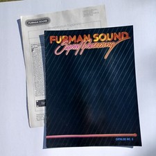 Furman Sound Signal Processing
