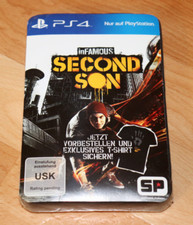 Rarissima maglietta preordine Infamous Second Son PlayStation 4.