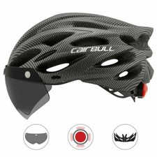 Casco Bici Con Visler Occhiali