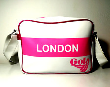 BORSA DA DONNA/RAGAZZA GOLA LONDON COLORE BIANCO E ROSA (251-350)