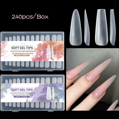 240pz scatola punte gel - 240pz/scatola,