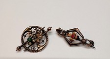 Lotto 2 piccole spille vintage