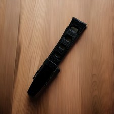 Cinturino orologio AQUA GS vintage diver stile TROPIC gomma nera 20MM