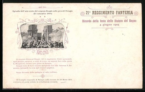 Cartolina reggimento - cartolina,