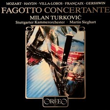 MILAN TURKOVIC Fagotto Concertante ORFEO RECORDS Sealed Vinyl LP