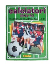 ALBUM FIGURINE CALCIATORI 91/92 PANINI 1991/92??NON COMPLETO BUONE CONDIZIONI 