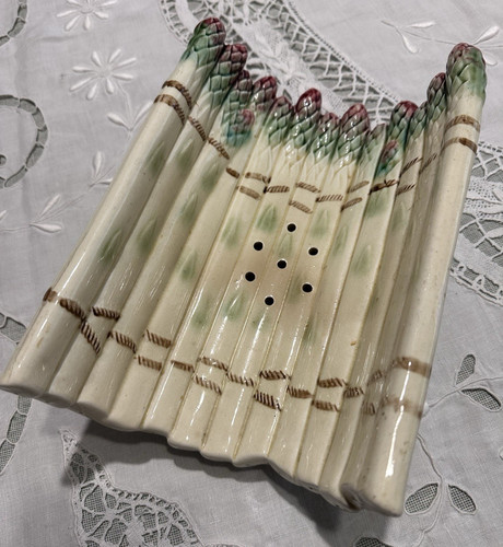 Antico piatto per asparagi - ,