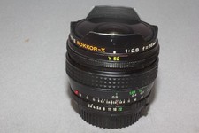 Minolta MD Fish-Eye Rokkor-X 2,8/18mm, perfettamente funzionante, buone condizioni