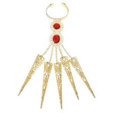  1 paio di accessori per la danza del ventre, gioielli da donna con punta delle