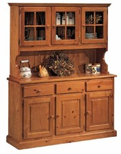 CREDENZA + VETRINA PINO