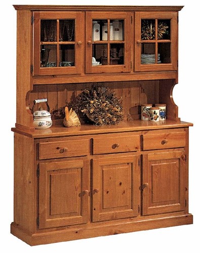 Credenza vetrina pino - +,