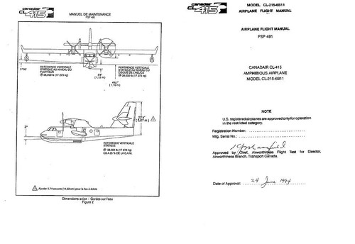 Canadair 415 amphibious - cl-415,