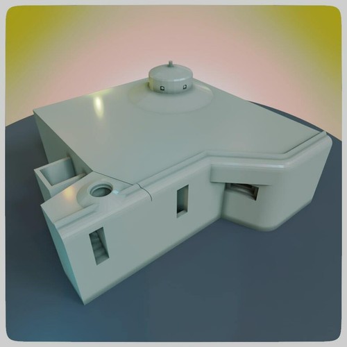 Regelbau 634 bunker cupola - mg,