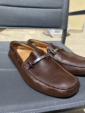 Prada Brown Leather Loafers
