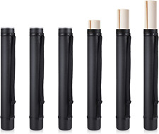 6 Pezzi Tubo Poster Nero Bulk