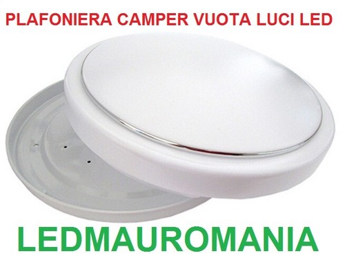 Plafoniera tonda camper - plafoniera,