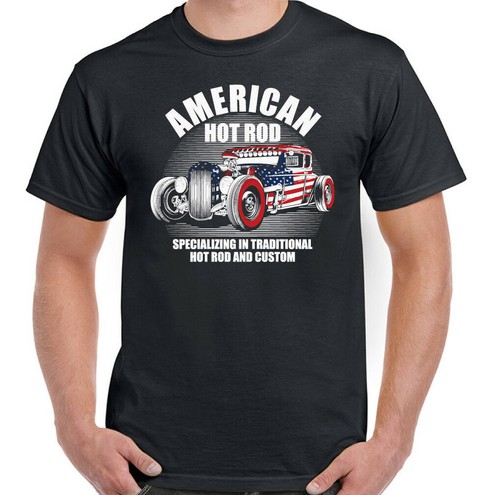Hot rod shirt - american, mens