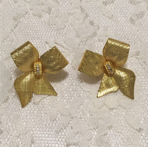 Orecchini vintage fiocco