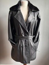 CAPPOTTO pelle pesante vintage