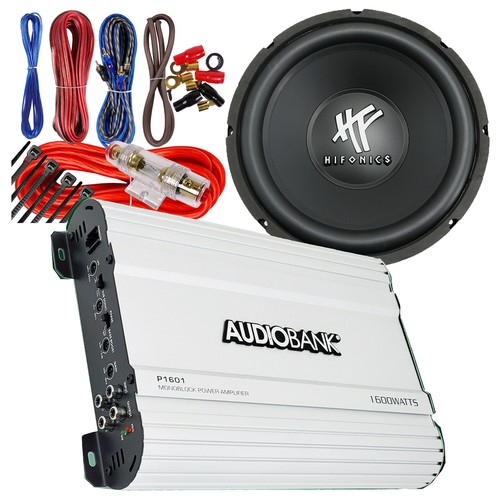 Hifonics hfx12d4bk 800w 4 - 12",