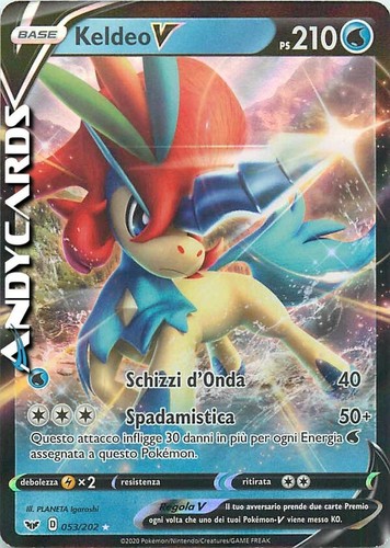 Keldeo 053 202 rara - keldeo, 053/202