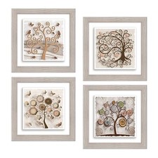 Set 4 QUADRI Albero della vita