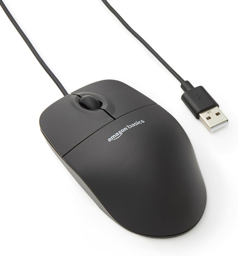 Mouse ottico nero - mouse, e