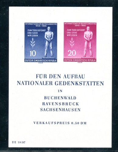Ddr gdr 1955 block11 mnh - ddr,