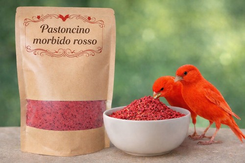 Pastoncino morbido rosso per - rosso,